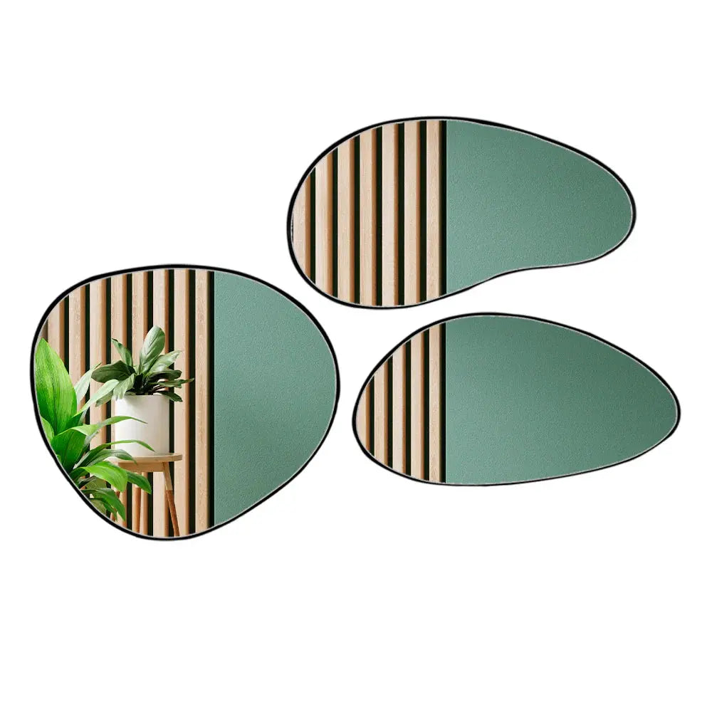 Samenstelling Design Spiegel Druppels II - 180x130cm