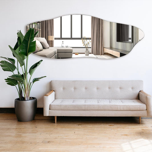 Grote Decoratieve Organische Spiraalspiegel – Volledige Lengte – 70 x 170 cm