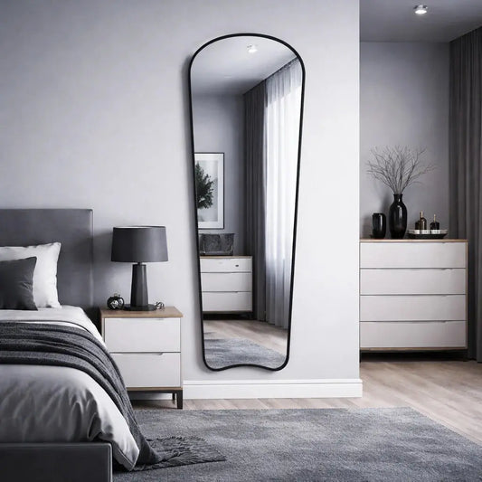 Rechthoekige Wandspiegel Over Volle Lengte - Plaat 55x160 cm